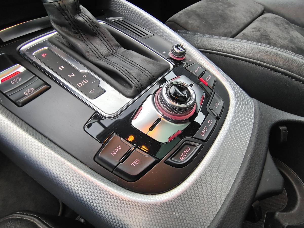 Bandes Décor Console Tableau Bord Fibre Carbone Garniture pour Audi A4 B8  A5 Q5